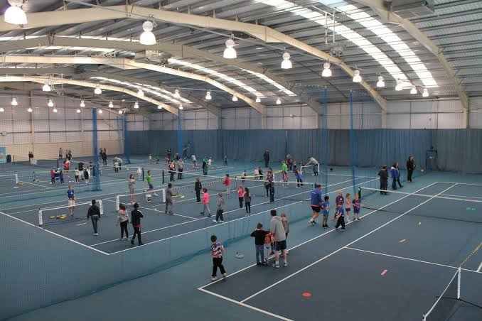 Padel court at Telford Tennis Centre